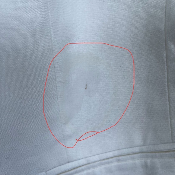 J.Crew Size 2 Petite linen-blend one-button blazer Women’s White - Picture 13 of 13